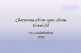 Charmonia  above open charm threshold