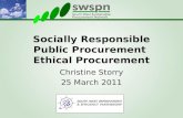 Socially Responsible Public Procurement  Ethical Procurement