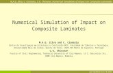 Numerical Simulation of Impact on Composite Laminates M.A.G. Silva and C. Cismasiu