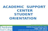 ACADEMIC  SUPPORT  CENTER STUDENT  ORIENTATION