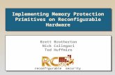 Implementing Memory Protection Primitives on Reconfigurable Hardware