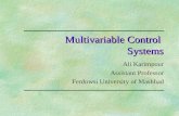 Multivariable Control  Systems