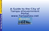 A Guide to the City of Tampa eGovernment Portal TampaGov