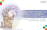 Existing Methodologies for Operational Risk Mitigation  - CDS’s ERM Program
