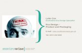 Luke Cox Envirowise Eco Design Specialist Eco Design –  Product and Packaging