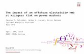 The impact of an offshore electricity hub at Kriegers Flak on power markets