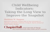 Child Wellbeing Indicators:  Taking the Long View to Improve the Snapshot
