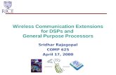 Wireless Communication Extensions for DSPs and  General Purpose Processors