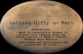 Getting Dirty on Mars