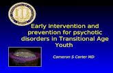 Early intervention and prevention for psychotic disorders in Transitional Age Youth