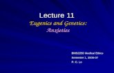 Lecture 11  Eugenics and Genetics: Anxieties