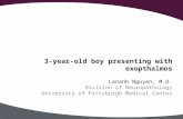 3-year-old boy presenting with exopthalmos