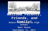 Welcome Parents, Friends, and Family!