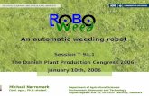 An automatic weeding robot