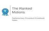 The Ranked Motions
