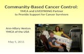 Community-Based Cancer Control:   YMCA and LIVESTRONG Partner