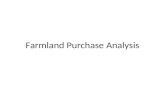 Farmland Purchase Analysis