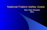 National Patient Safety Goals