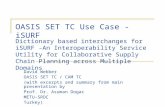 David Webber OASIS SET TC / CAM TC (with excerpts and summary from main presentation by