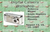 Digital Camera Workshop