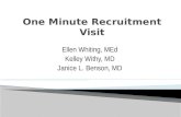 One Minute Recruitment Visit