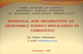 UZBEK   ACADEMY   OF   SCIENCES  Materials   Science   Institute