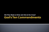 God’s Ten Commandments
