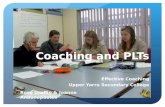 Coaching and PLTs