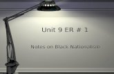 Unit 9 ER # 1