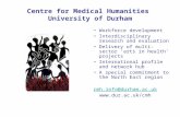 Centre for Medical Humanities  University of Durham