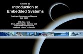 Lecture 13 Introduction to Embedded Systems