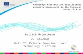 Knowledge transfer and intellectual property management in the European Research Area