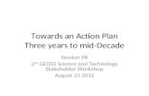 Towards an Action Plan Three years to mid-Decade