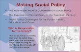 Making Social Policy