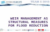 WEIR MANAGEMENT AS STRUCTURAL MEASURES FOR FLOOD REDUCTION