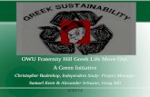 OWU Fraternity Hill Greek Life Move Out: A Green Initiative