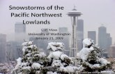Snowstorms of the Pacific Northwest Lowlands