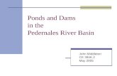 Ponds and Dams in the Pedernales River Basin