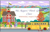 Ms. Rogers’ Third- Grade Class