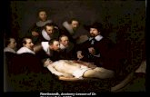 Rembrandt,  Anatomy  Lesson of Dr.  Nicolaes Tulp ,  1632.