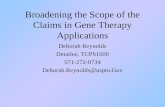 Broadening the Scope of the Claims in Gene Therapy Applications