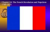 Chapter 18: The French Revolution and Napoleon 1789-1815
