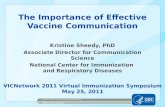 The Importance of Effective Vaccine Communication