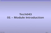 Tech043 01 – Module Introduction