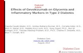 Effects of Gevokizumab on Glycemia and Inflammatory Markers in Type 2 Diabetes