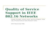 Quality of Service Support in IEEE 802.16 Networks