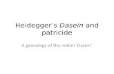 Heidegger ’ s  Dasein  and patricide