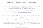 EEE502 Embedded Systems