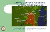 Prince George’s County’s  Foreign Trade Zone 63