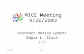 MICE Meeting 9/26/2003